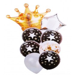 Комплект балони със златна Корона