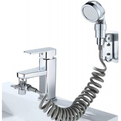 Универсален разпределител за чешма с турмалинова душ слушалка