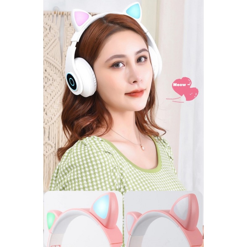 Безжични слушалки Котешки уши - Cat Ear
