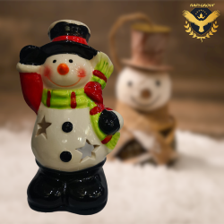 Свещник Снежен човек