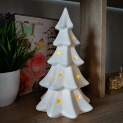 Светеща керамична елха