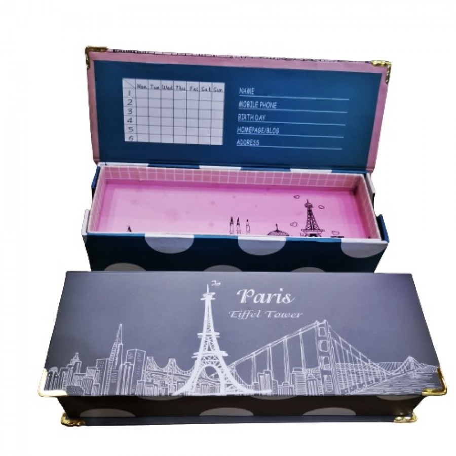 Кутия за моливи с 2 отделения Париж