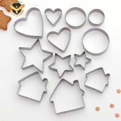 Метални Формички за сладки 12 броя