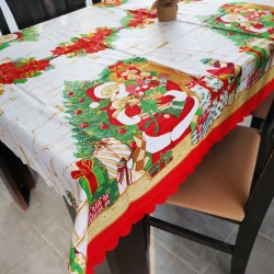 Празнична Коледна покривка  140 х 180