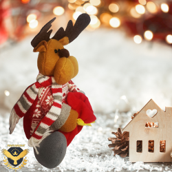 Плюшен Коледен Елен