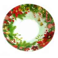 Стъклена купа с Коледни звезди