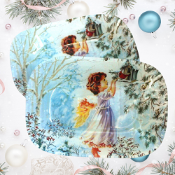 Стъклена купа с Ангелче