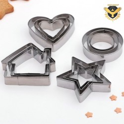 Метални Формички за сладки 12 броя