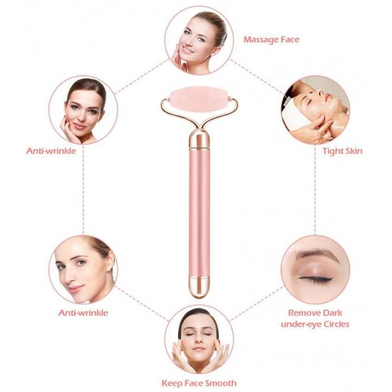 Нефритен масажор за лице ролер - Facial Roller Нефритен масажор за лице ролер - Facial Roller