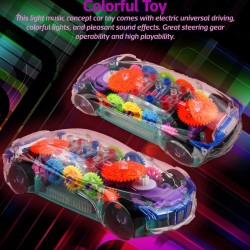 Прозрачна кола със звуци и светлини Gear car