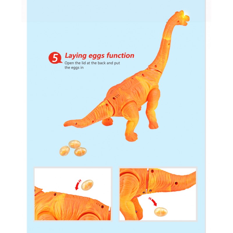 Играчка динозавър снасящ яйца