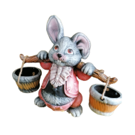 Керамичен заек с кобилица