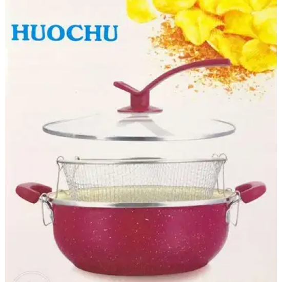Тенджера с кошница за пържене