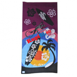 Плажна хавлия Залез и сърф