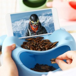 Купа за ядки със стойка за телефон 