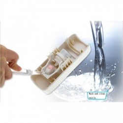 Автоматичен диспенсър за паста за зъби s поствка за четки