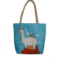 ПЛАЖНА ЧАНТА С ЛАМА ПЛАЖНА ЧАНТА С ЛАМА