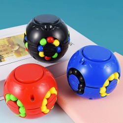 Въртящо кубче с топчета , Антистрес, фиджет,Magic bean cube