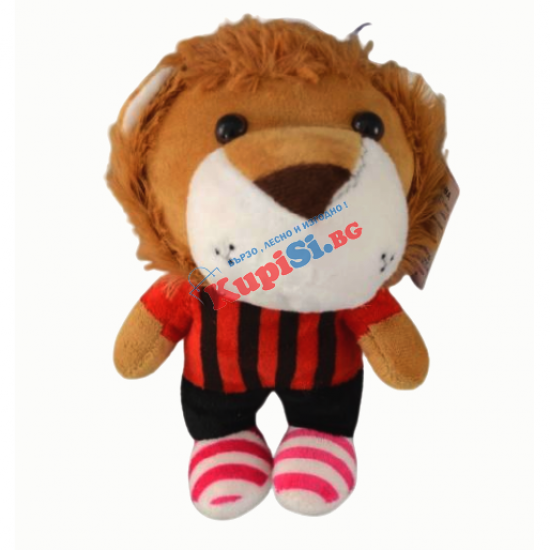 Плюшено лъвче футболист