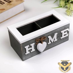 Дървена кутия за чай Home Дървена кутия за чай Home