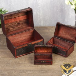 Дървен сандък за бижута