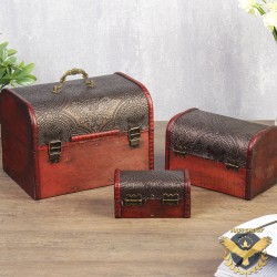 Дървен сандък за бижута