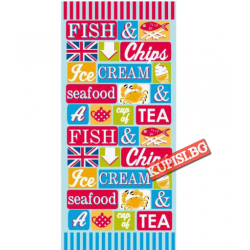 Плажна хавлия с надписи