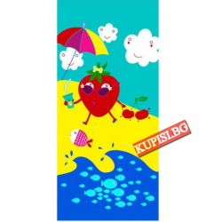 Плажна хавлия с Ягодка