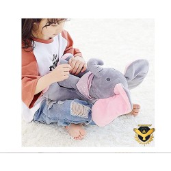 Пеещ плюшен слон