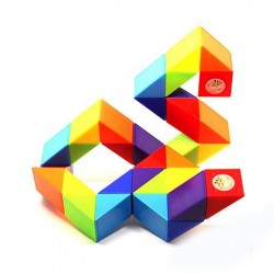 Рубик пъзел змия - дъга