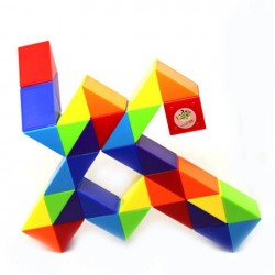 Рубик пъзел змия - дъга