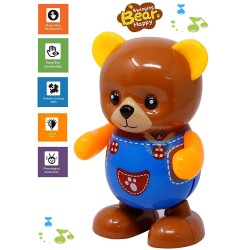 Детска играчка Мече с музика и светлини