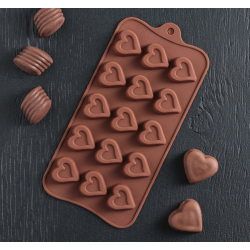 Форма за бонбони със Сърца