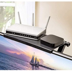 Поставка за рутер и дистанционни за телевизор или монитор