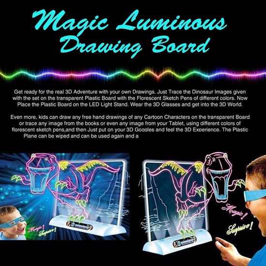 Дъска за рисуване - Magic drawing board 3D Дъска за рисуване - Magic drawing board 3D