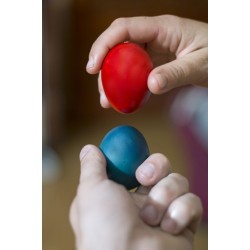 Великденско дървено яйце - червено