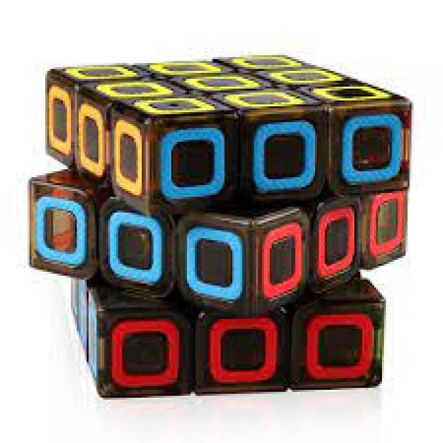 Рубик кубче с черно