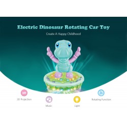 Анимационен танцуващ , светещ , музикален динозавър