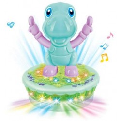 Анимационен танцуващ , светещ , музикален динозавър