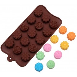 Силиконова форма за Бонбони - цветя