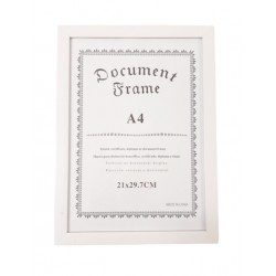 Бяла рамка за снимки А4