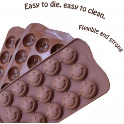 Силиконова форма за Бонбони - усмивки