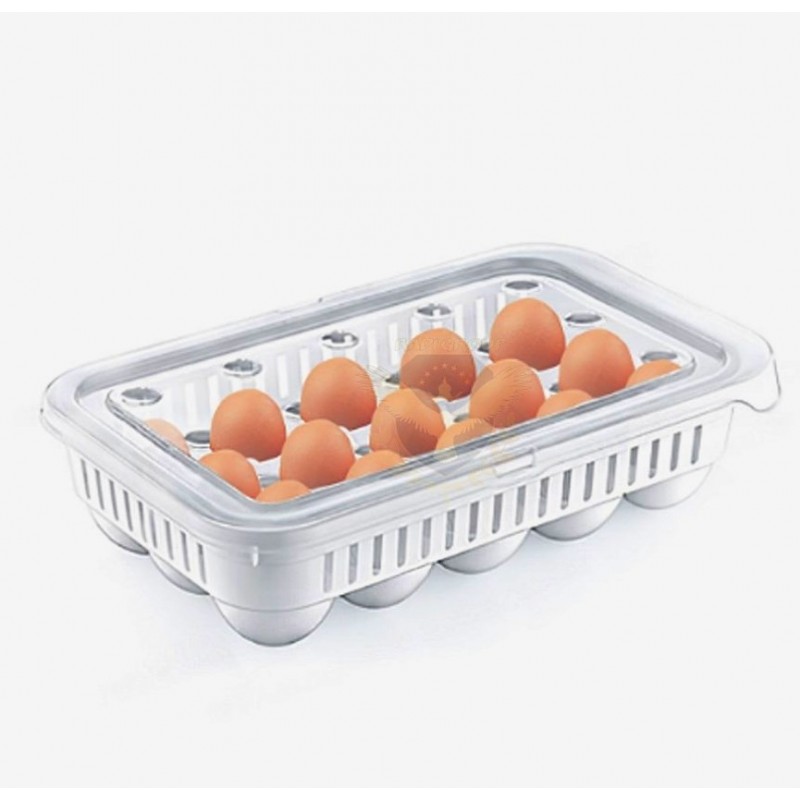 Кутия за съхранение на 15 яйца