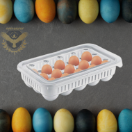 Кутия за съхранение на 15 яйца