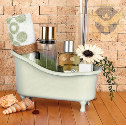 Поставка за козметика с форма на вана