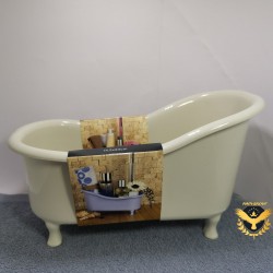 Поставка за козметика с форма на вана