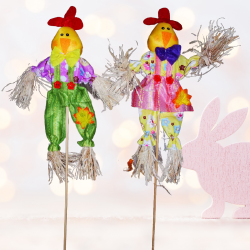 Великденска декорация на клечка