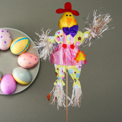 Великденска декорация на клечка