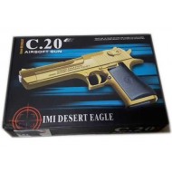 Макет на пистолет от метал със заглушител – EAGLE C.20 