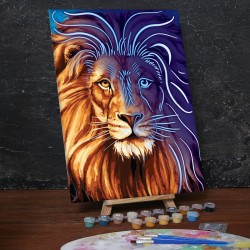 Неонова картина "Лъв"